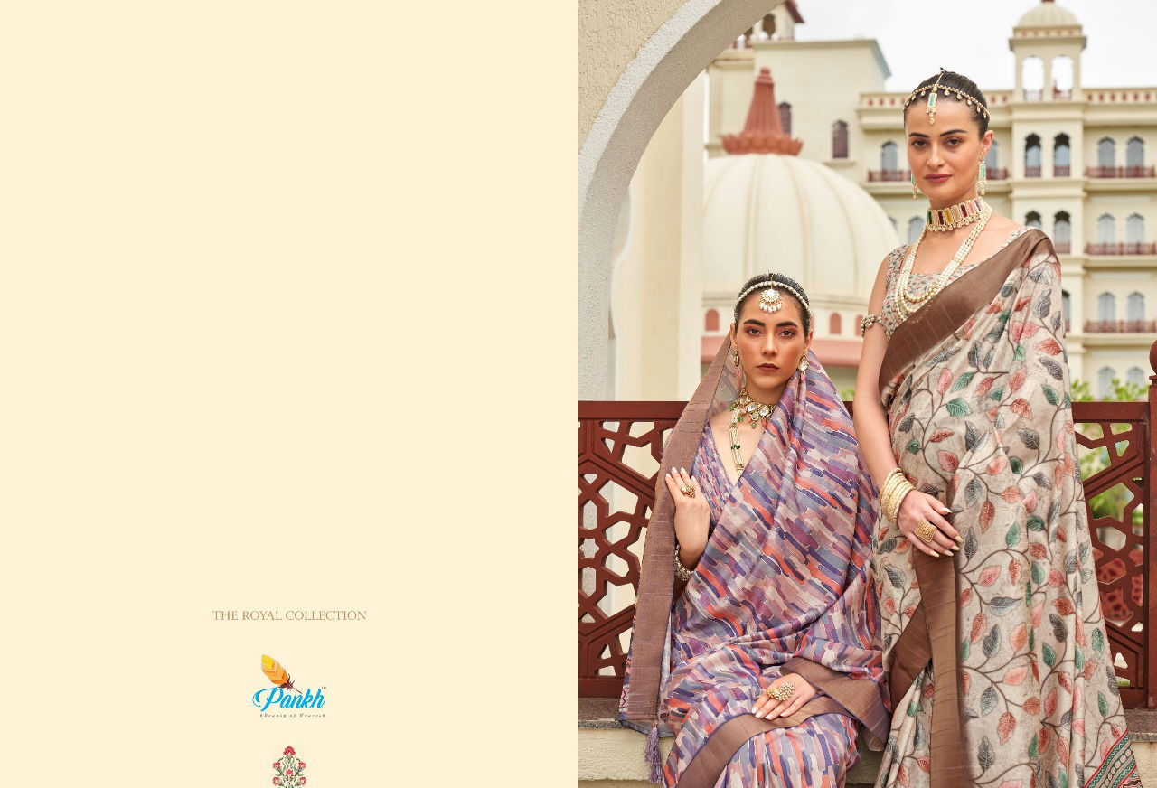 Karvaah Vol2 By Pankh Gotta Sik Designer Saree Catalogue